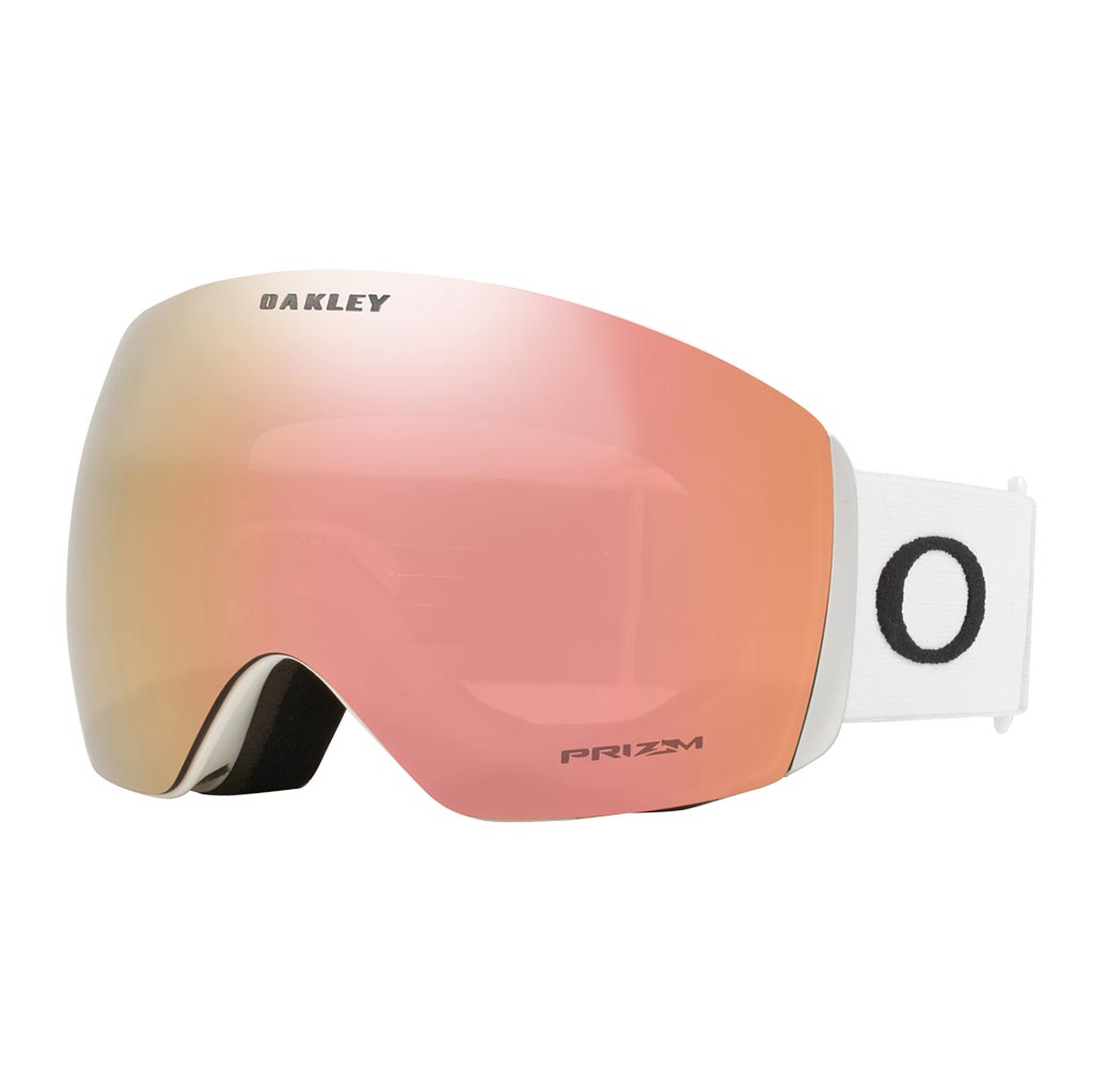 Oakley Flight Deck L Prizm Snow Goggle - Matte White/Rose Gold