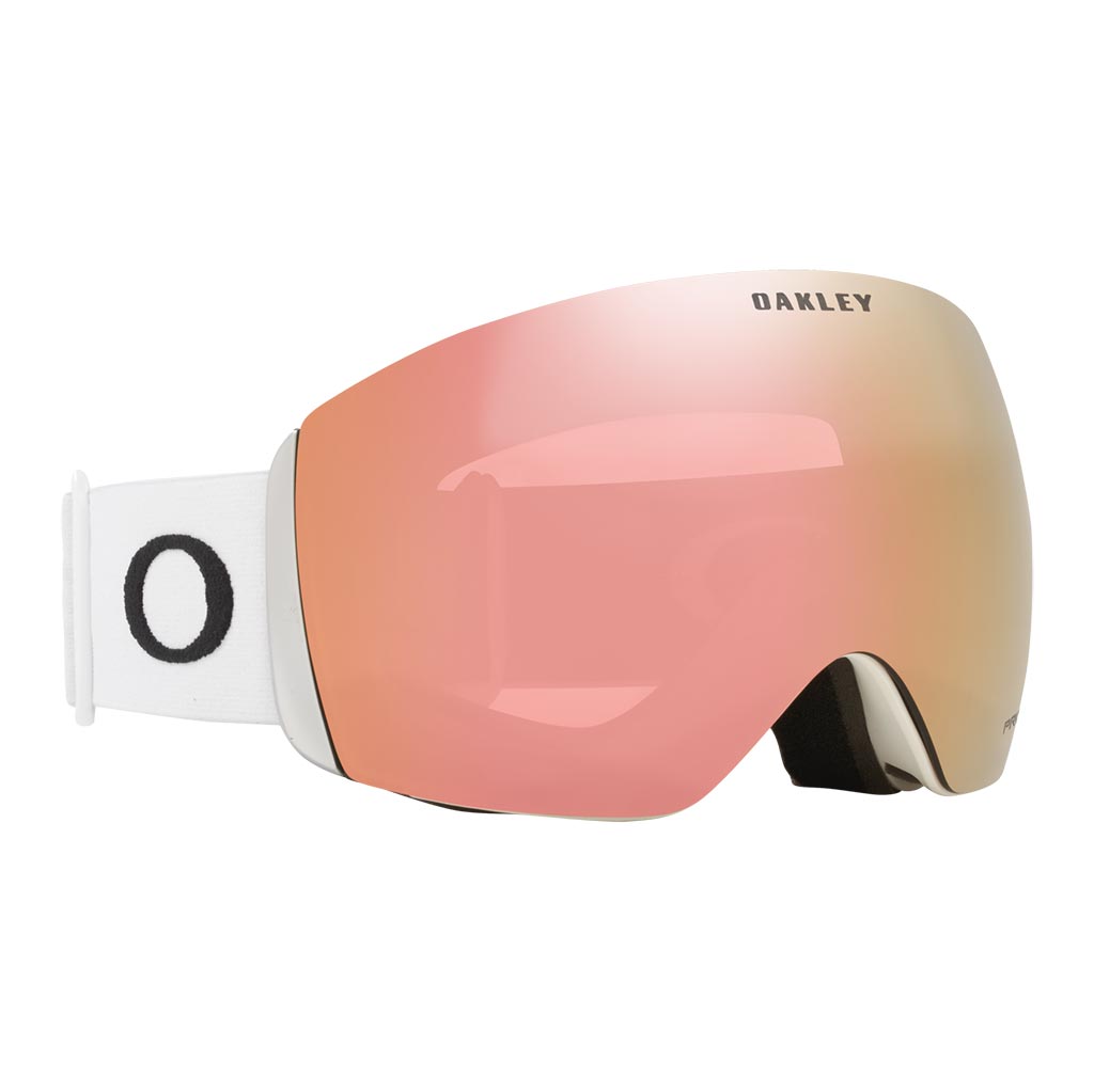 Oakley Flight Deck L Prizm Snow Goggle - Matte White/Rose Gold