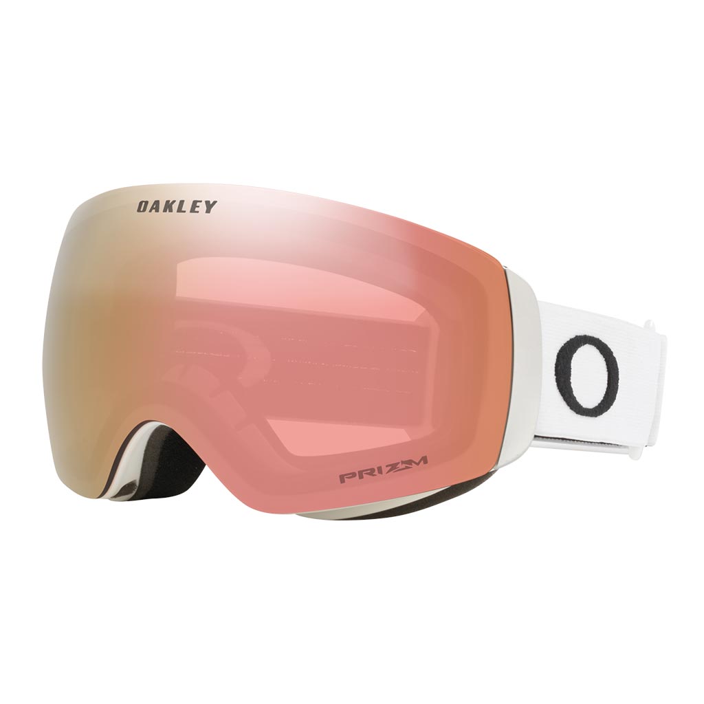 Oakley Flight Deck M Prizm Snow Goggle - Matte White/Rose Gold