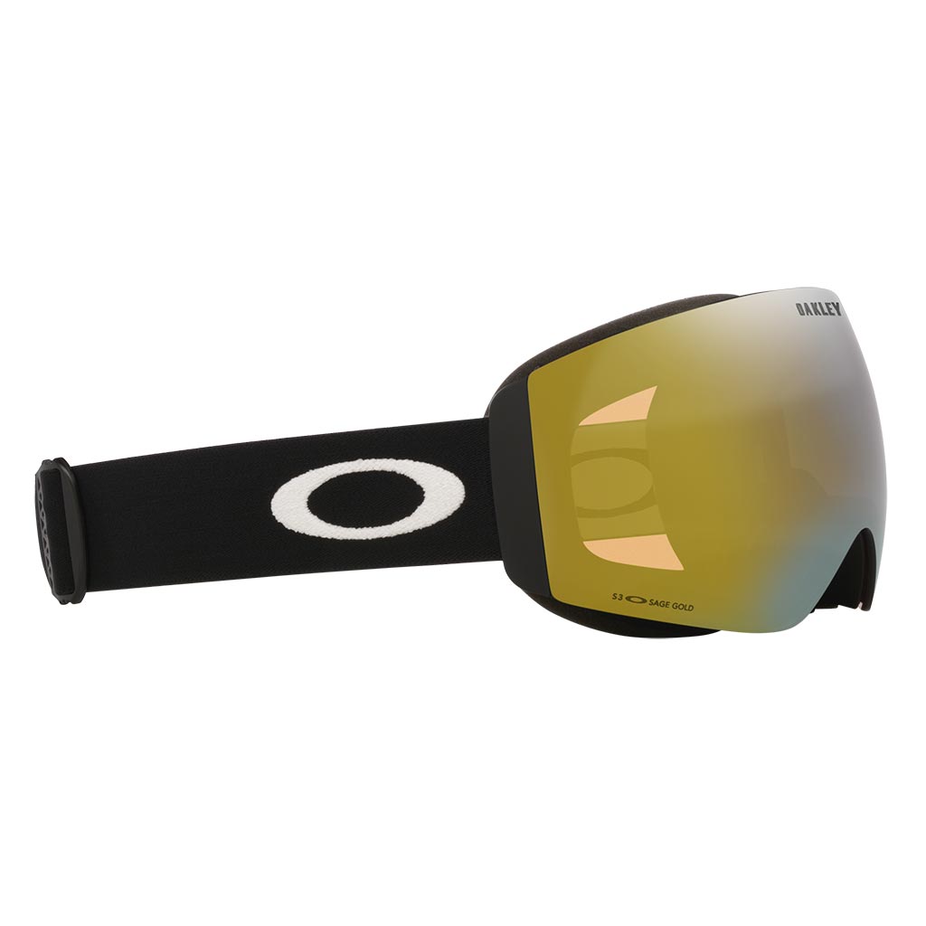 Oakley Flight Deck Pro M Prizm Snow Goggle + Extra Lens - Matte Black/Sage Gold