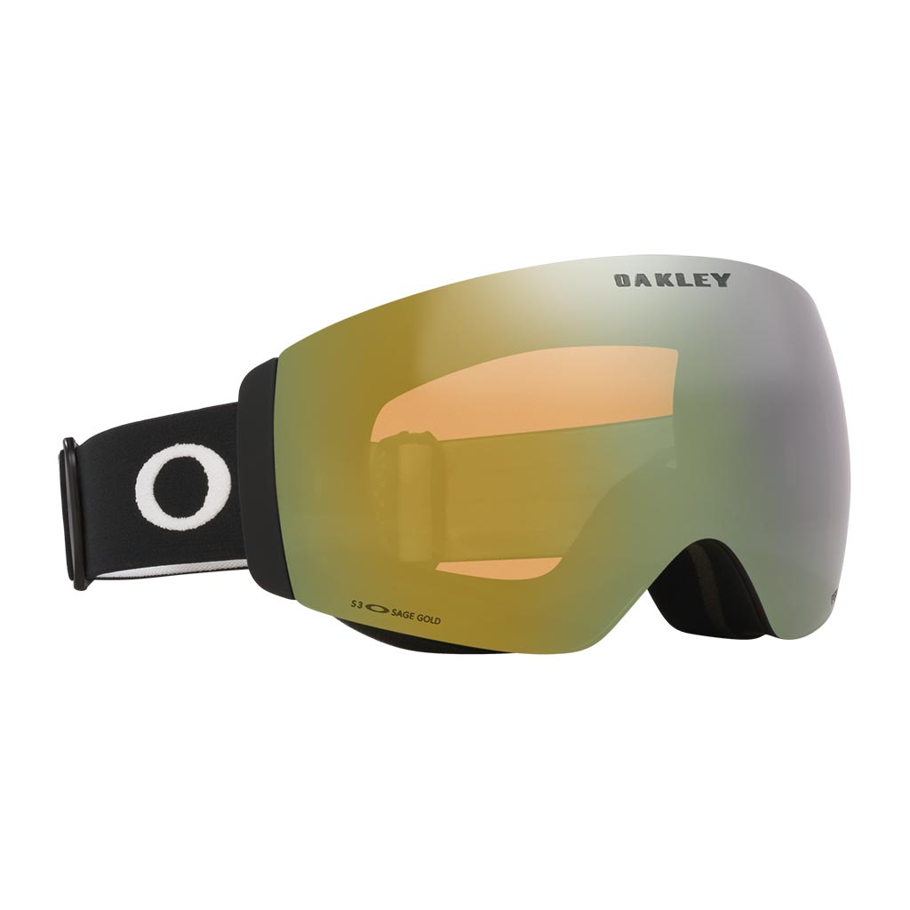 Oakley Flight Deck Pro M Prizm Snow Goggle + Extra Lens - Matte Black/Sage Gold