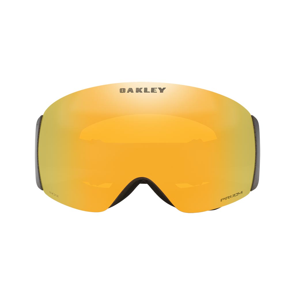 Oakley Flight Deck Pro M Prizm Snow Goggle + Extra Lens - Metallic Black Gold/24k