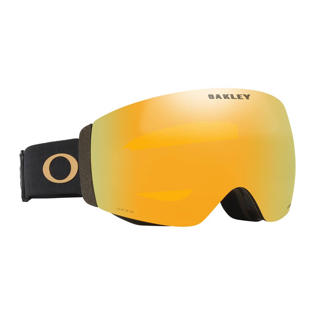 Oakley Flight Deck Pro M Prizm Snow Goggle + Extra Lens - Metallic Black Gold/24k