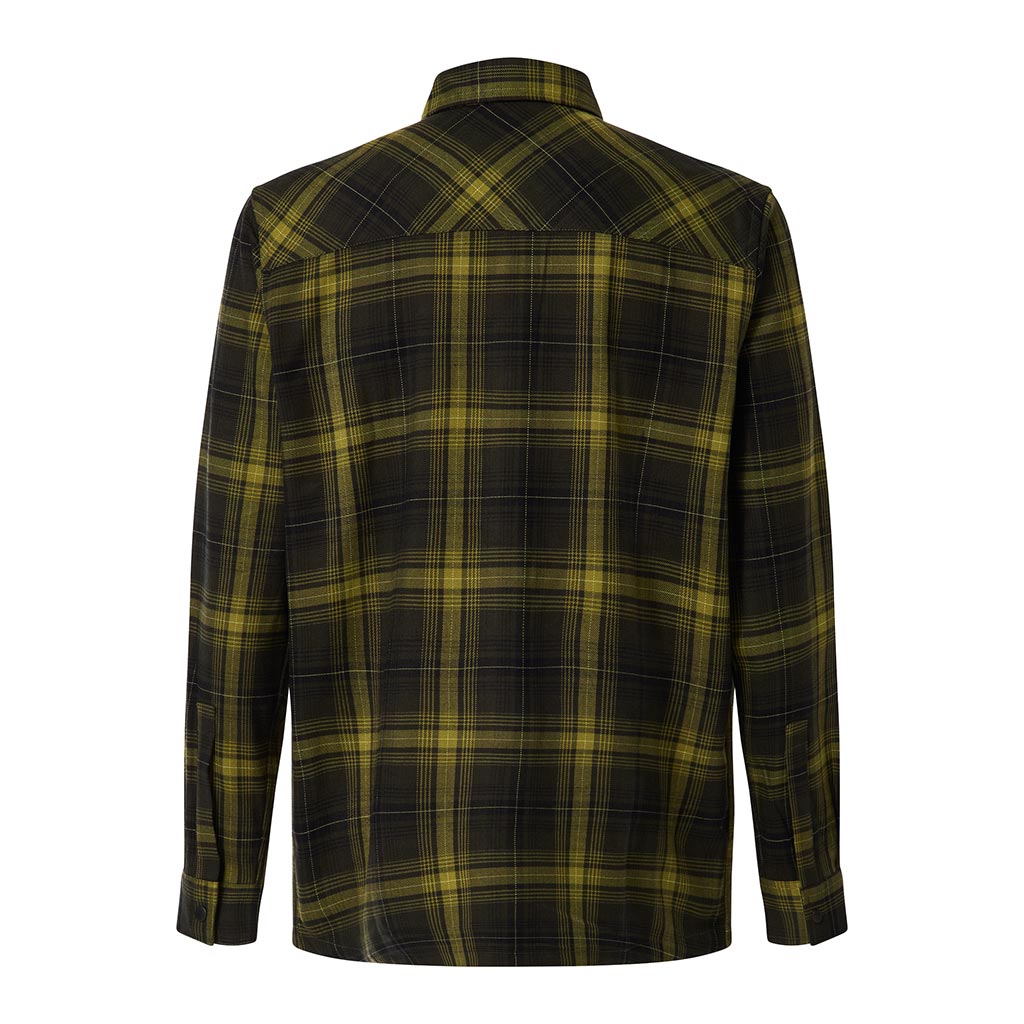 Oakley 2025 Butter Flannel Shirt - Black/Fern Check