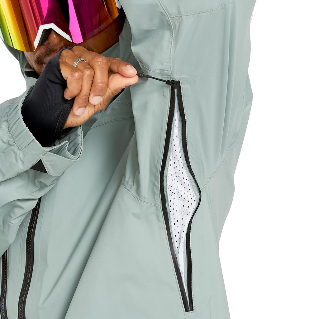 Volcom 2025 Guch Stretch Gore Jacket - Agave