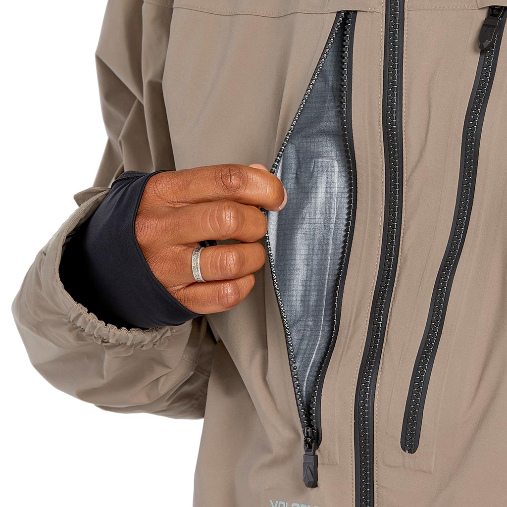 Volcom 2025 Guch Stretch Gore Jacket - Chestnut Brown