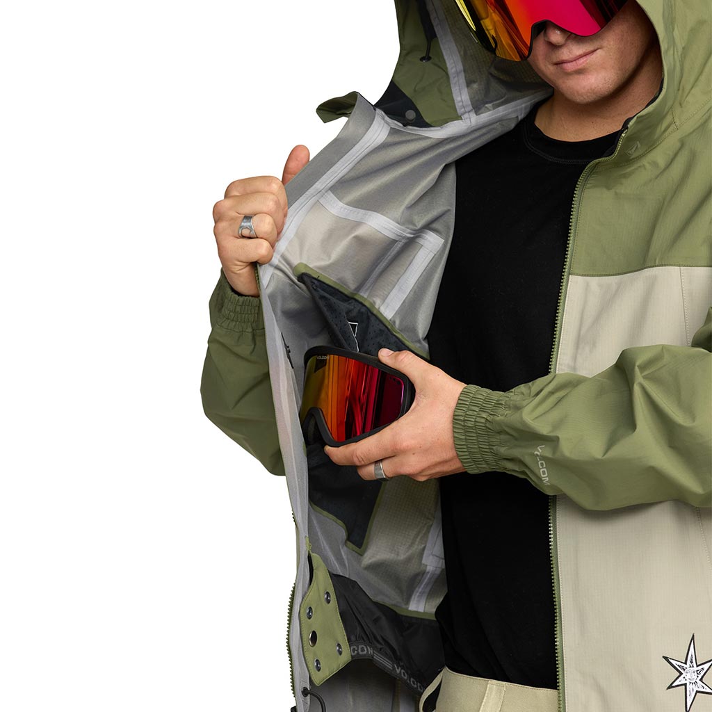 Volcom 2026 Arthur 3L Jacket - Dark Olive