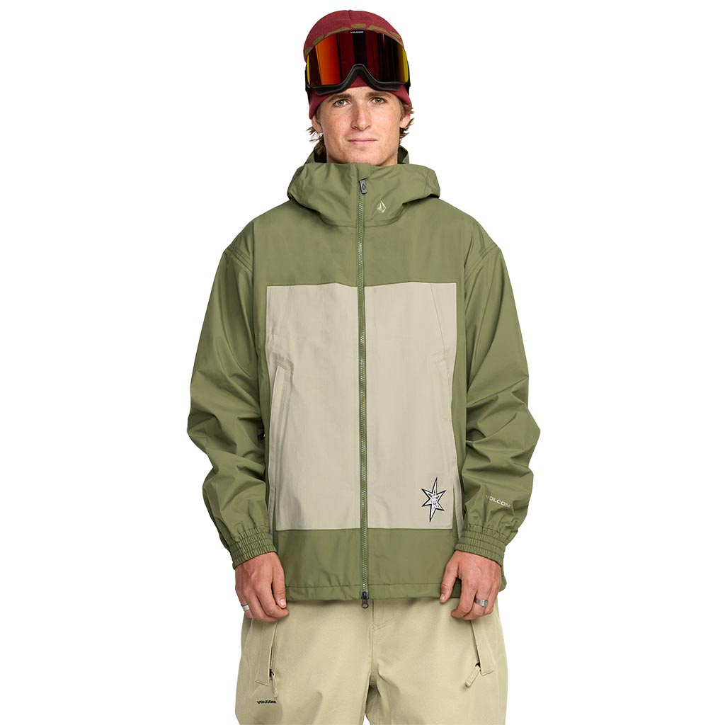 Volcom 2026 Arthur 3L Jacket - Dark Olive