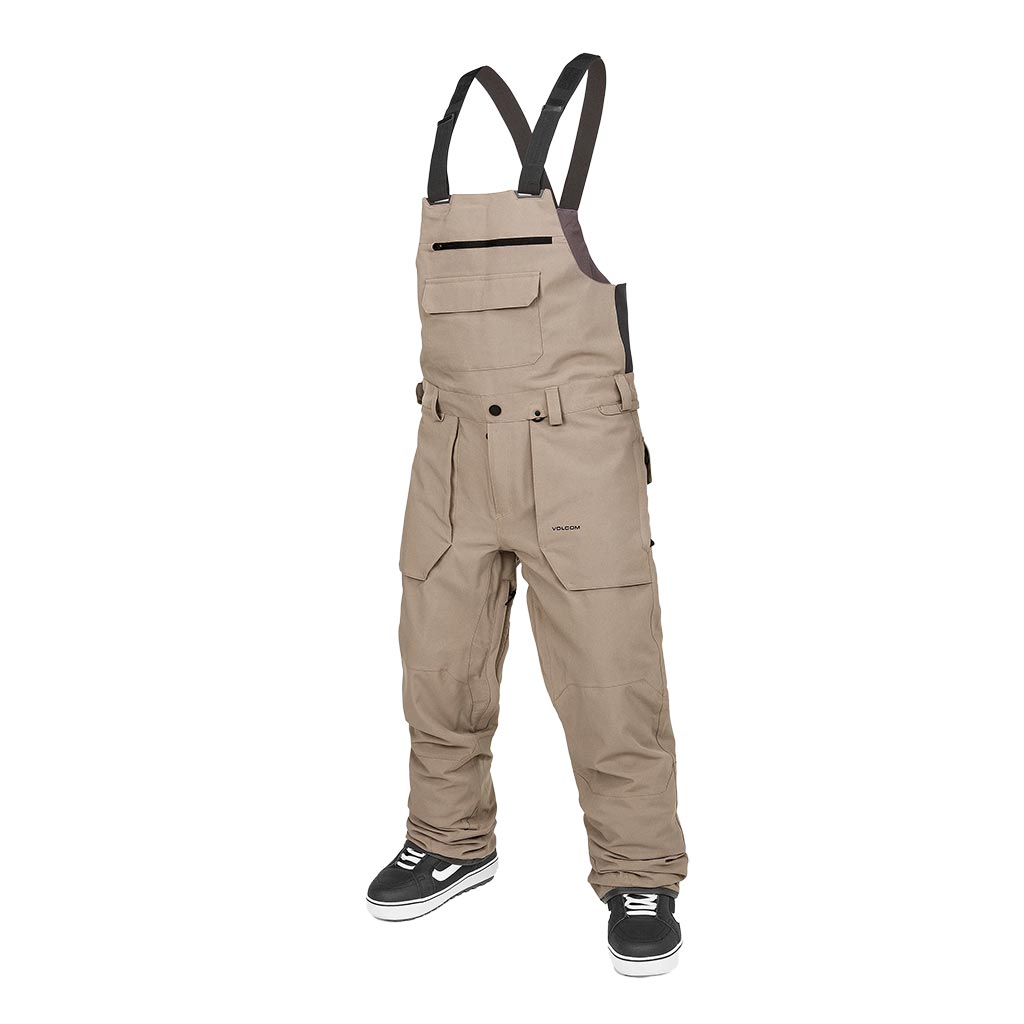 Volcom 2025 Roan Bib Pant - Chestnut Brown
