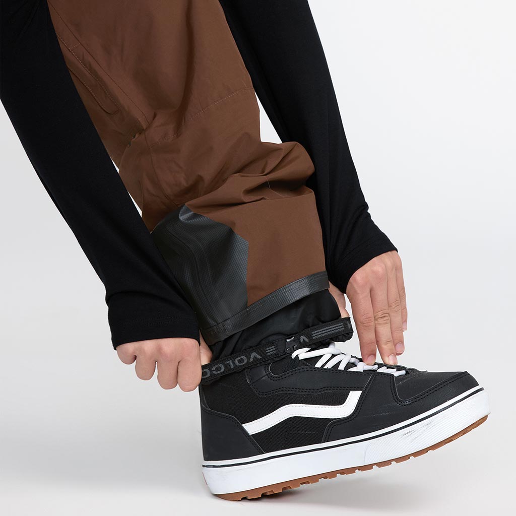 Volcom 2026 Rain Gore-Tex Bib Pant - Brown