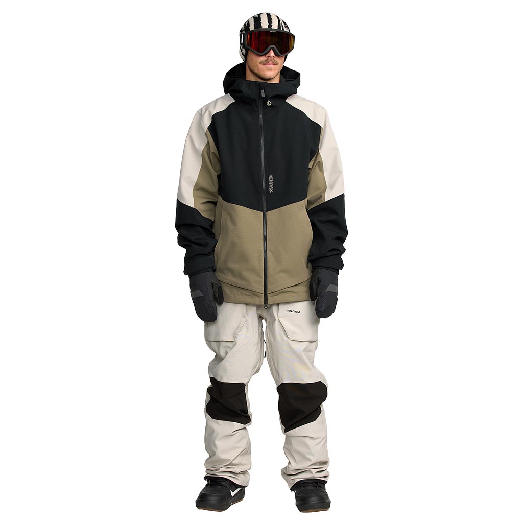 Volcom 2026 Roan Bib Pant - Stone