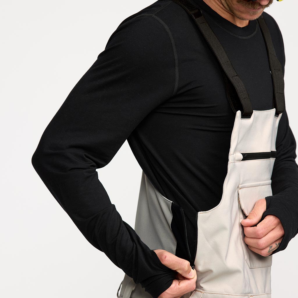 Volcom 2026 Roan Bib Pant - Stone
