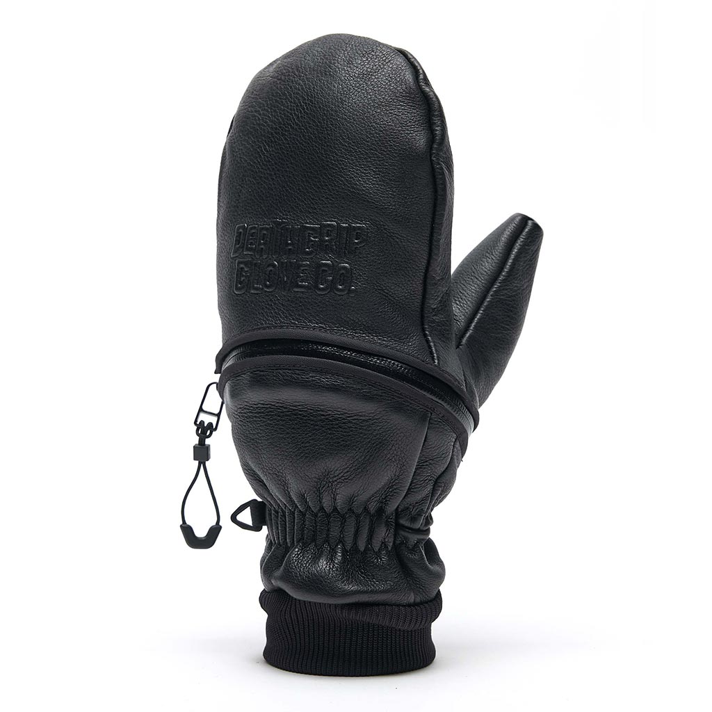 Deathgrip 2026 Ghoul Leather Mitten - Black