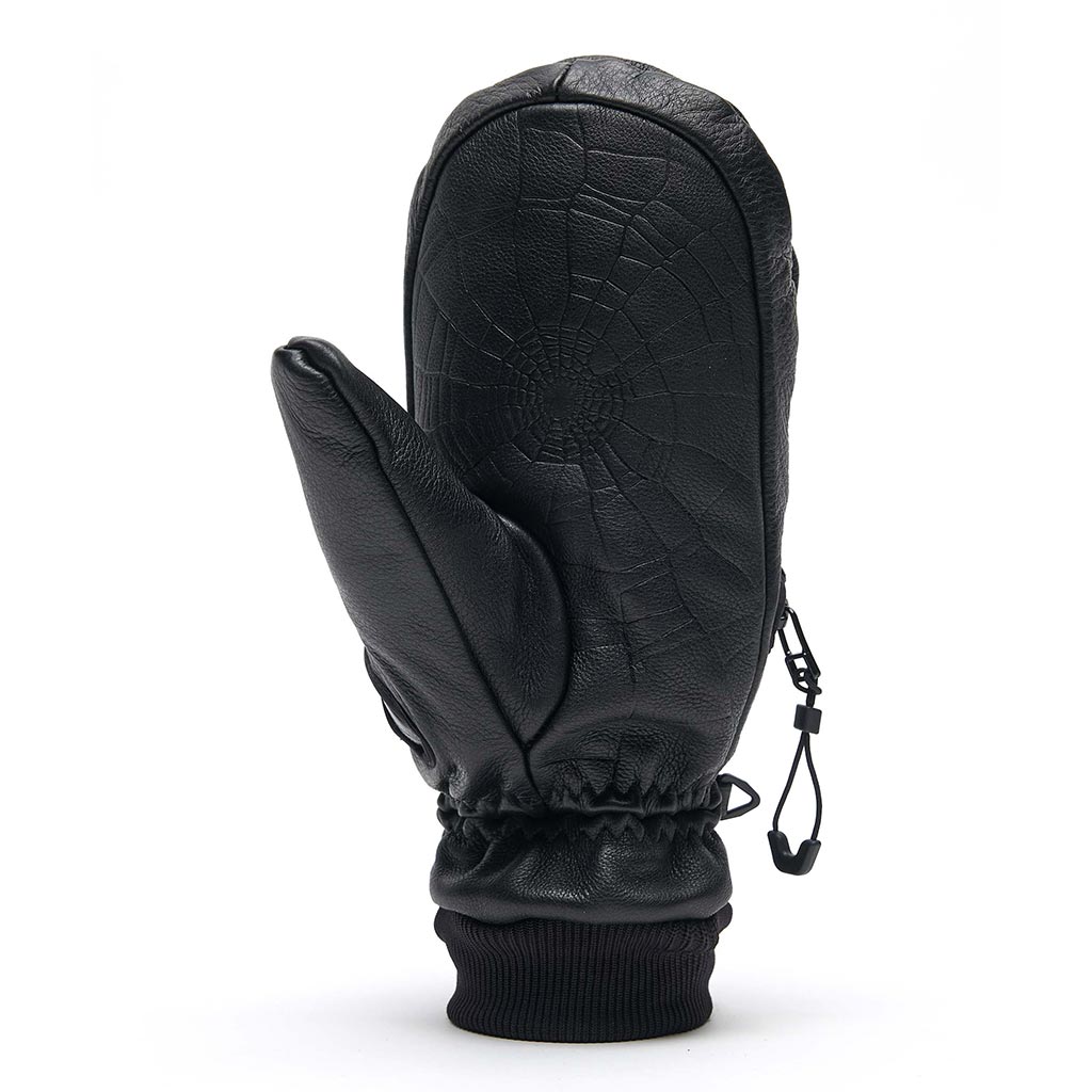 Deathgrip 2026 Ghoul Leather Mitten - Black
