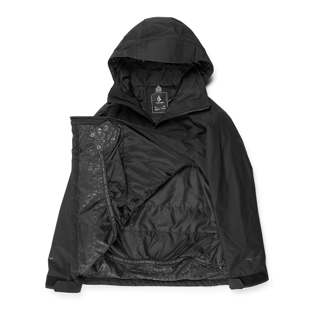 Volcom 2025 Womens Fern Insulated Gore-Tex Pullover - Black