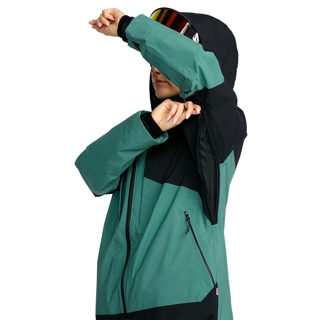 Volcom 2026 Womens AT Stretch Gore-Tex Jacket - Spruce Green
