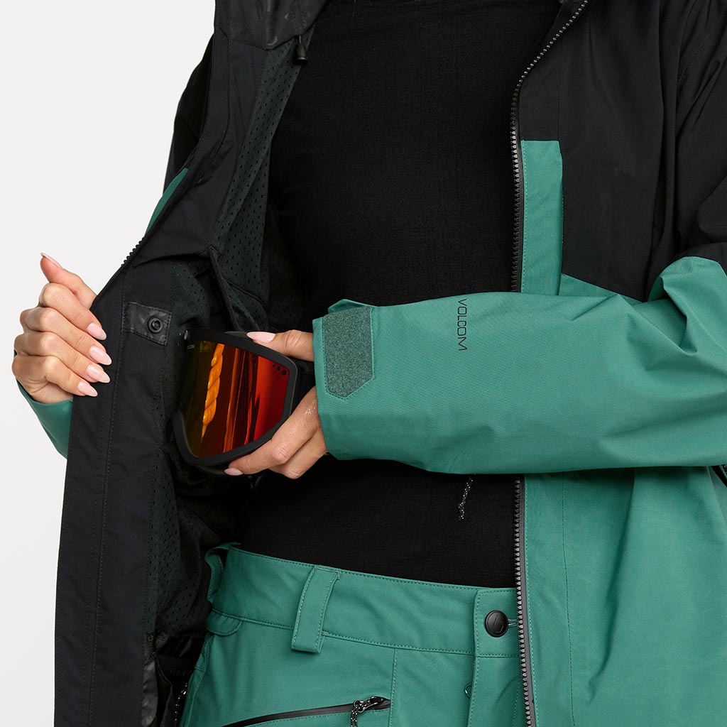 Volcom 2026 Womens AT Stretch Gore-Tex Jacket - Spruce Green