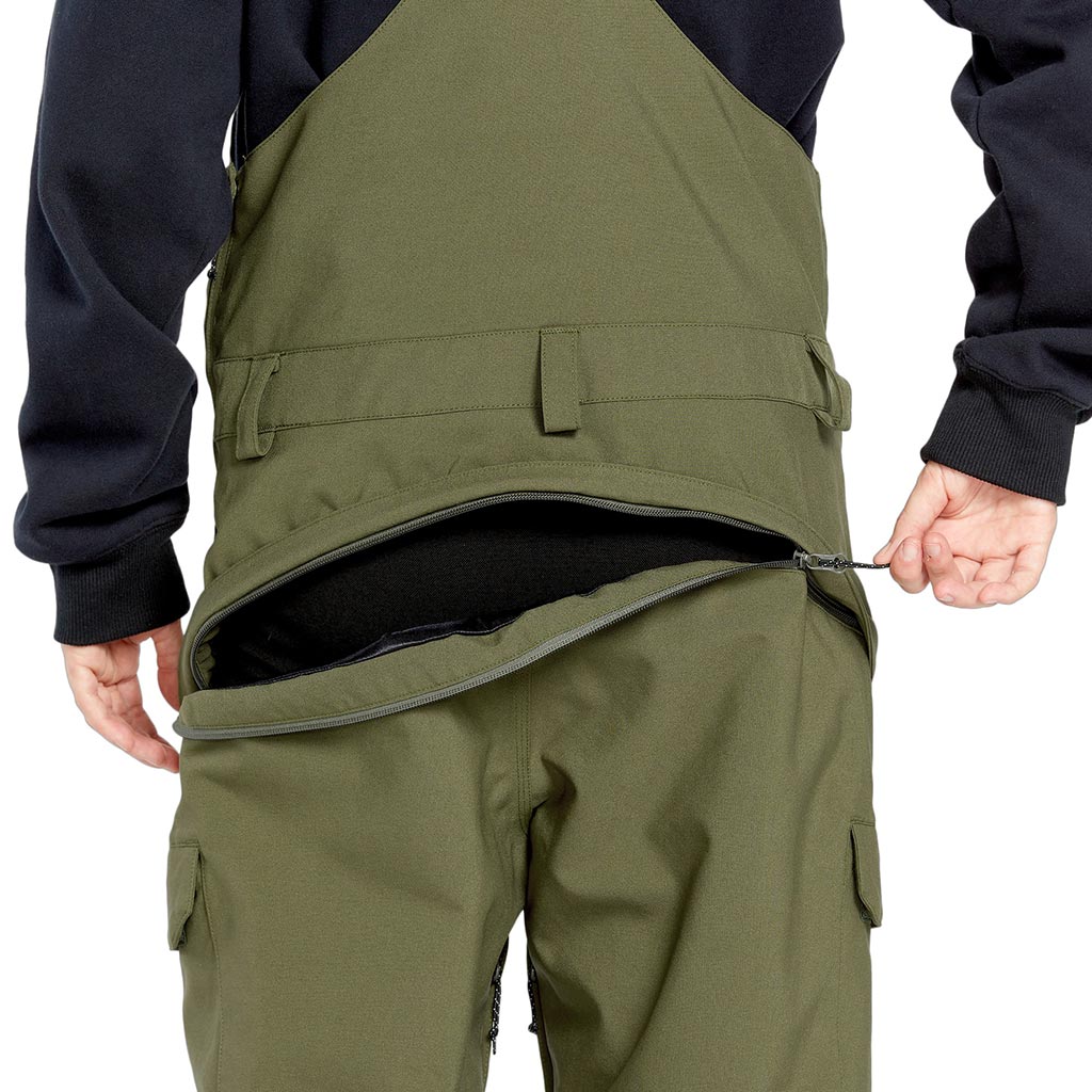 Volcom 2025 Womens Creston Stretch Bib Pant - Ivy