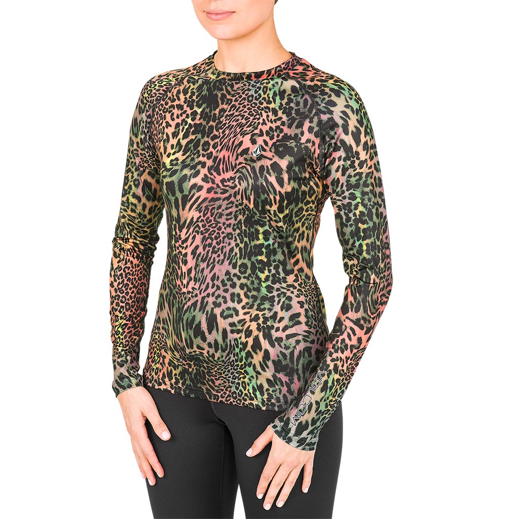 Volcom 2025 Womens V-Science Thermal Crew - Acid