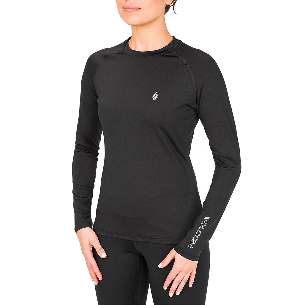 Volcom 2025 Womens V-Science Thermal Crew - Black