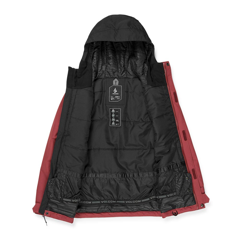 Volcom 2025 Kids Stone 91 Insulated Jacket - Redwood