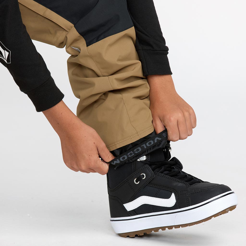 Volcom 2026 Kids Barkley Insulated Bib Pant - Bronze