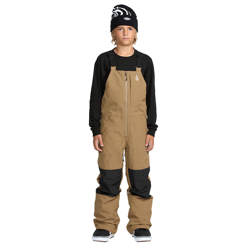 Volcom 2026 Kids Barkley Insulated Bib Pant - Bronze