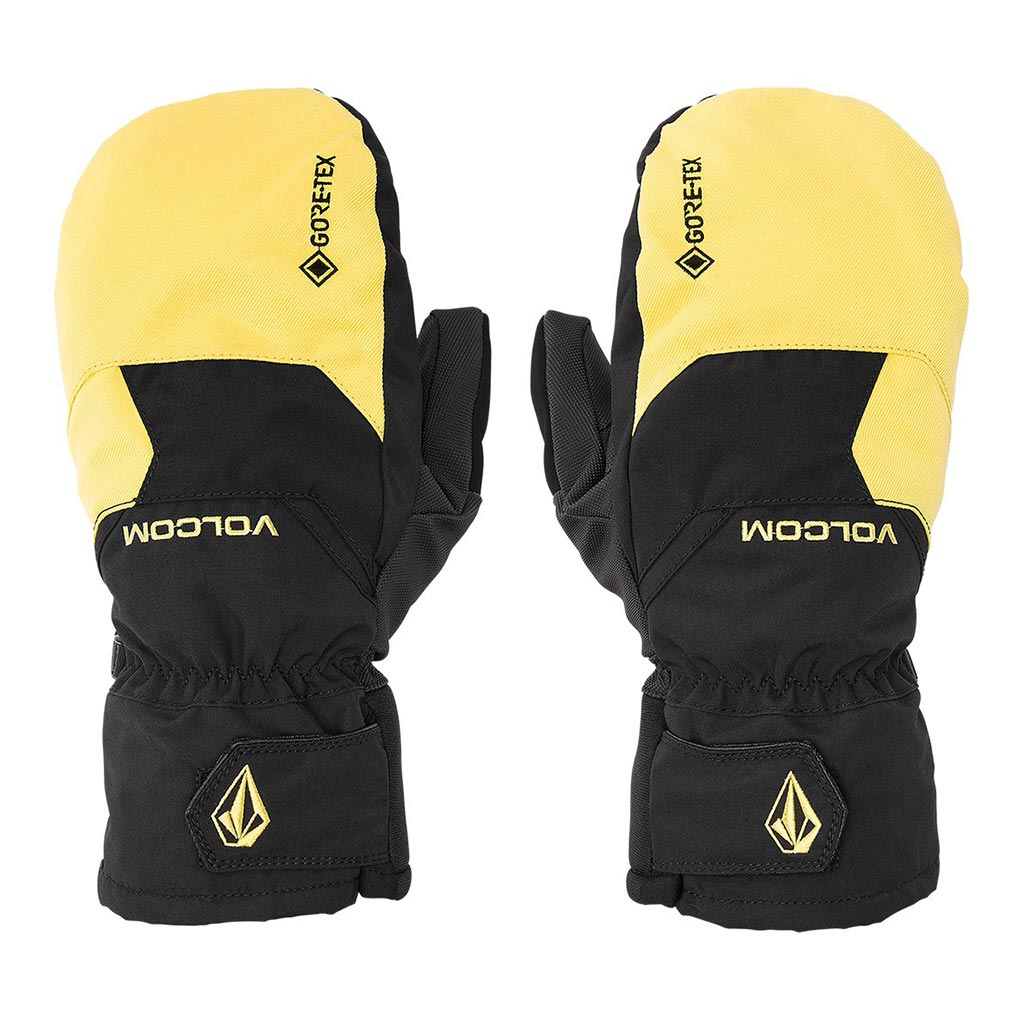 Volcom 2025 Stay Dry Gore-Tex Mitt - Dark Yellow
