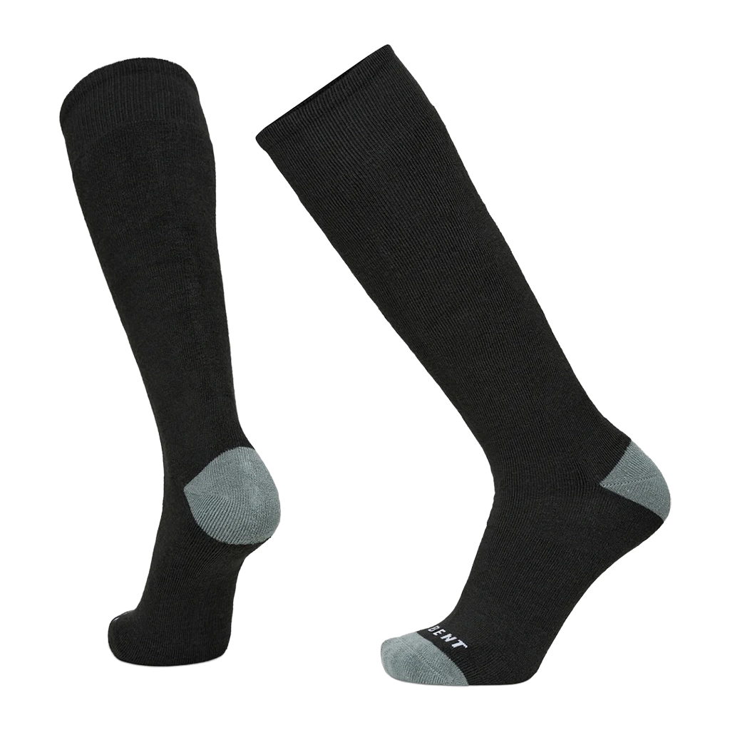 Le Bent Alpha Full Cushion Snow Sock - Black - 7-13