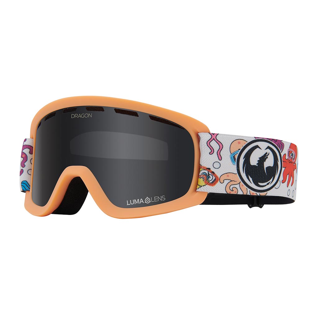 Dragon 2024 Lil D Goggle - Sea Friends/Dark Smoke