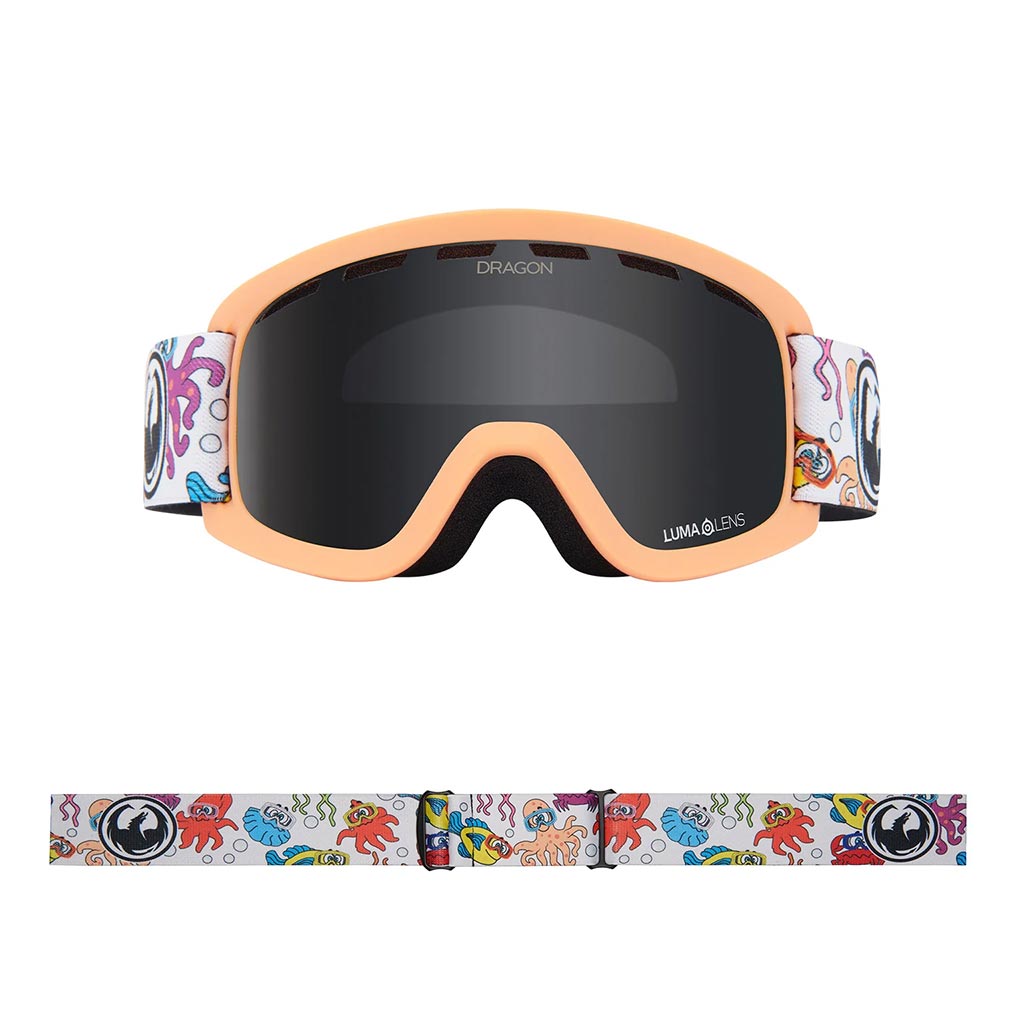 Dragon 2024 Lil D Goggle - Sea Friends/Dark Smoke