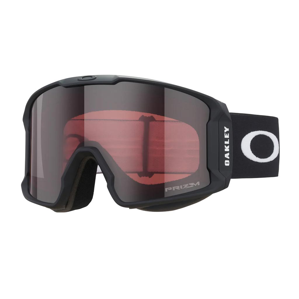 Oakley Line Miner Small Prizm Snow Goggle - Matte Black/Garnet