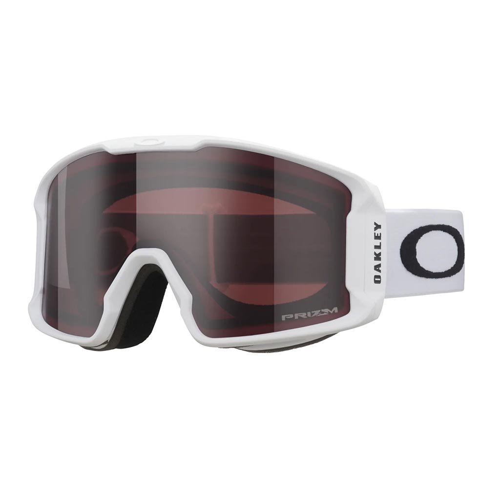 Oakley Line Miner M Prizm Snow Goggle - Matte White/Prizm Garnet