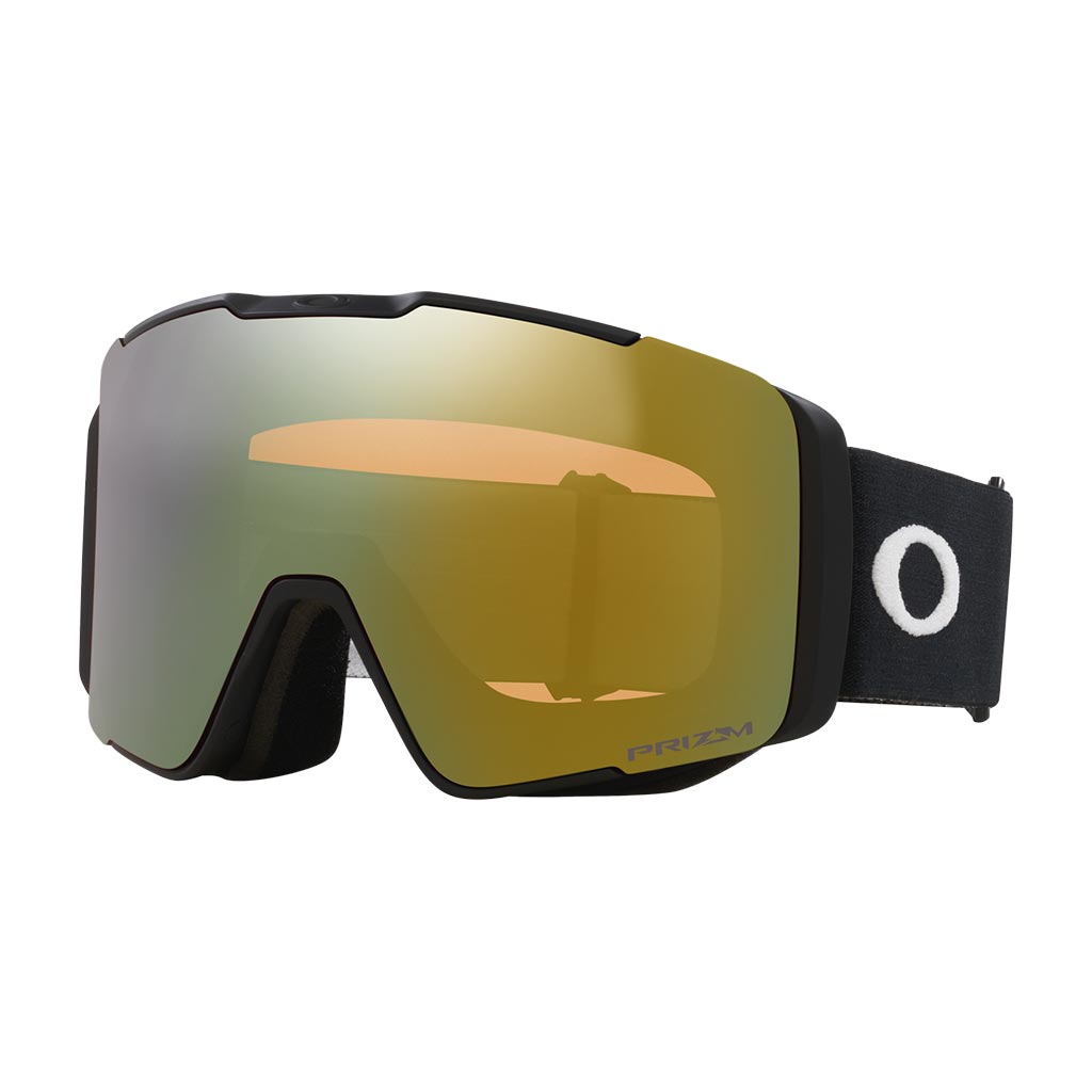 Oakley Line Miner Pro L Asian Fit Goggle + Extra Lens - Matte Black/Sage Gold