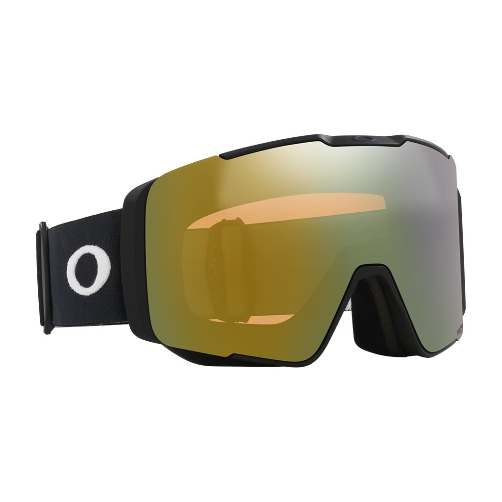 Oakley Line Miner Pro L Asian Fit Goggle + Extra Lens - Matte Black/Sage Gold