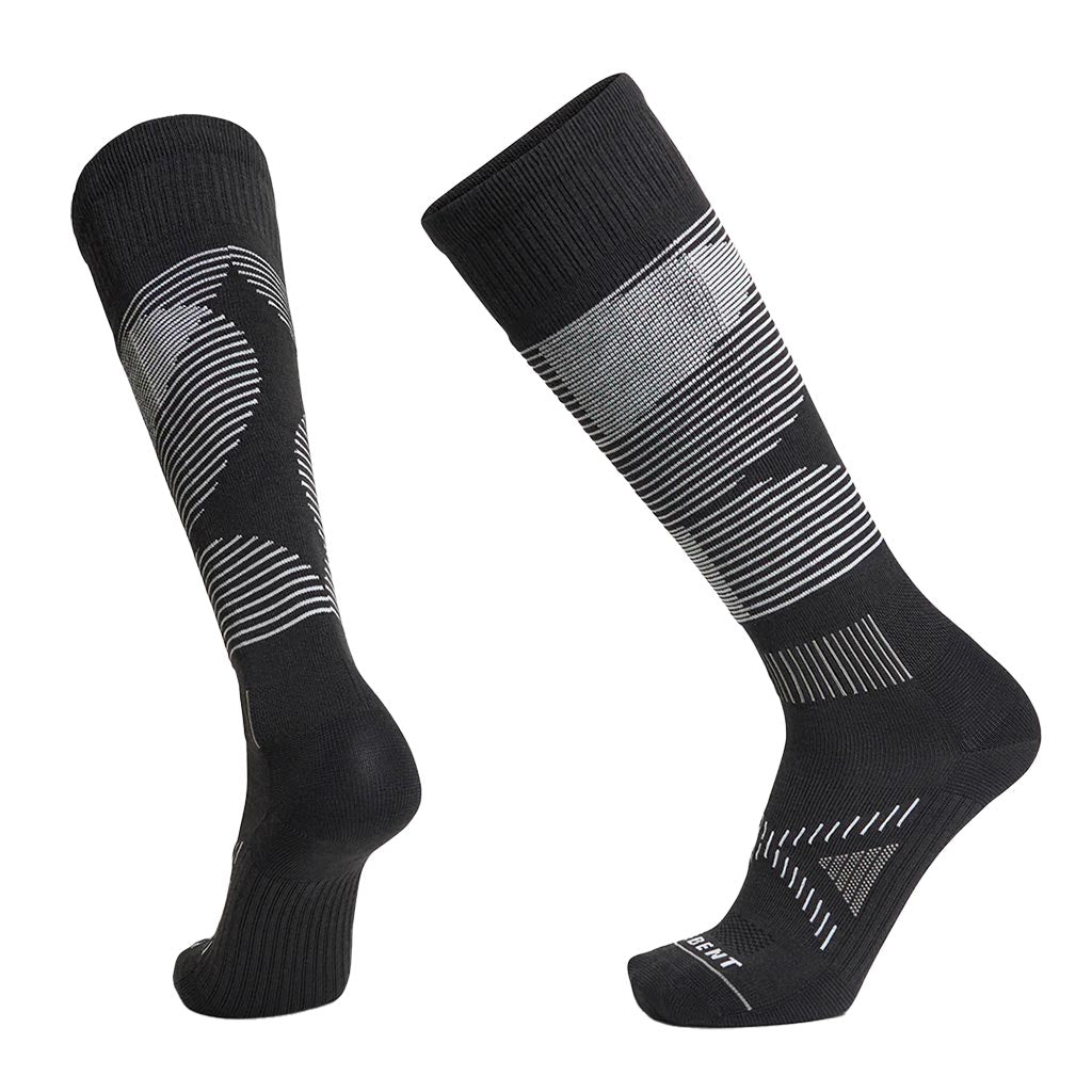 Le Bent Shred Targeted Cushion Snow Sock - Black