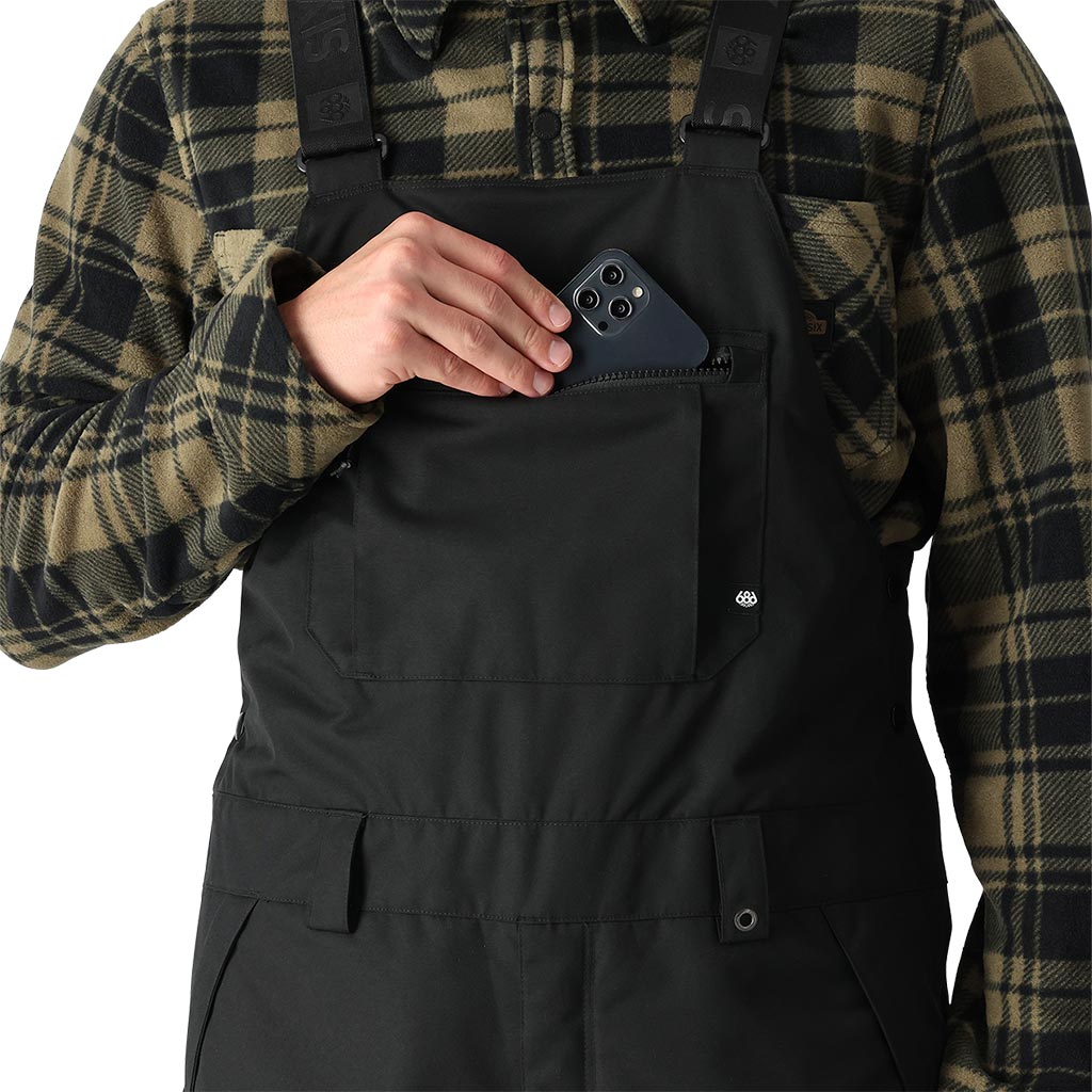 686 Hot Laps Insulated Bib Pants - Black