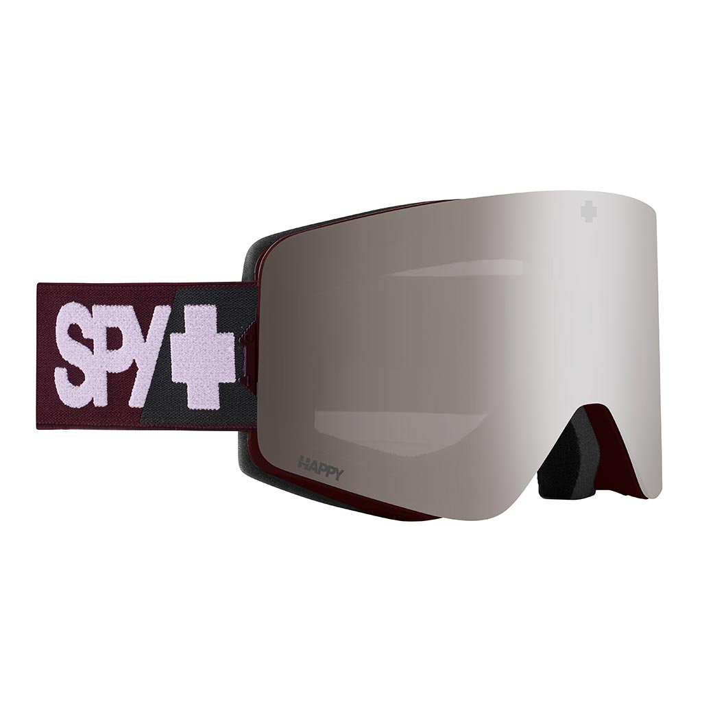 Spy 2024 Marauder SE Goggle + Extra Lens - Merlot/Happy Silver Mirror