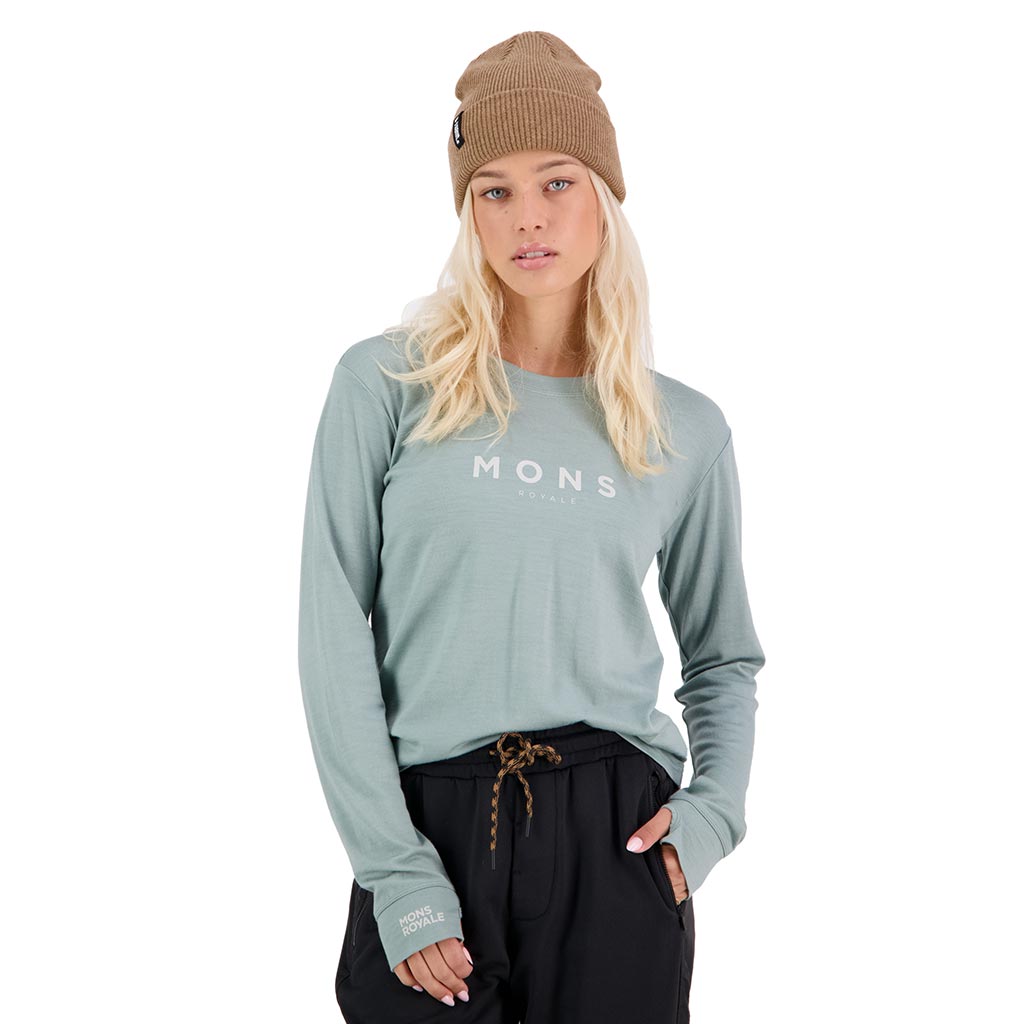 Mons Royale Womens Yotei Classic L/S - Iceberg