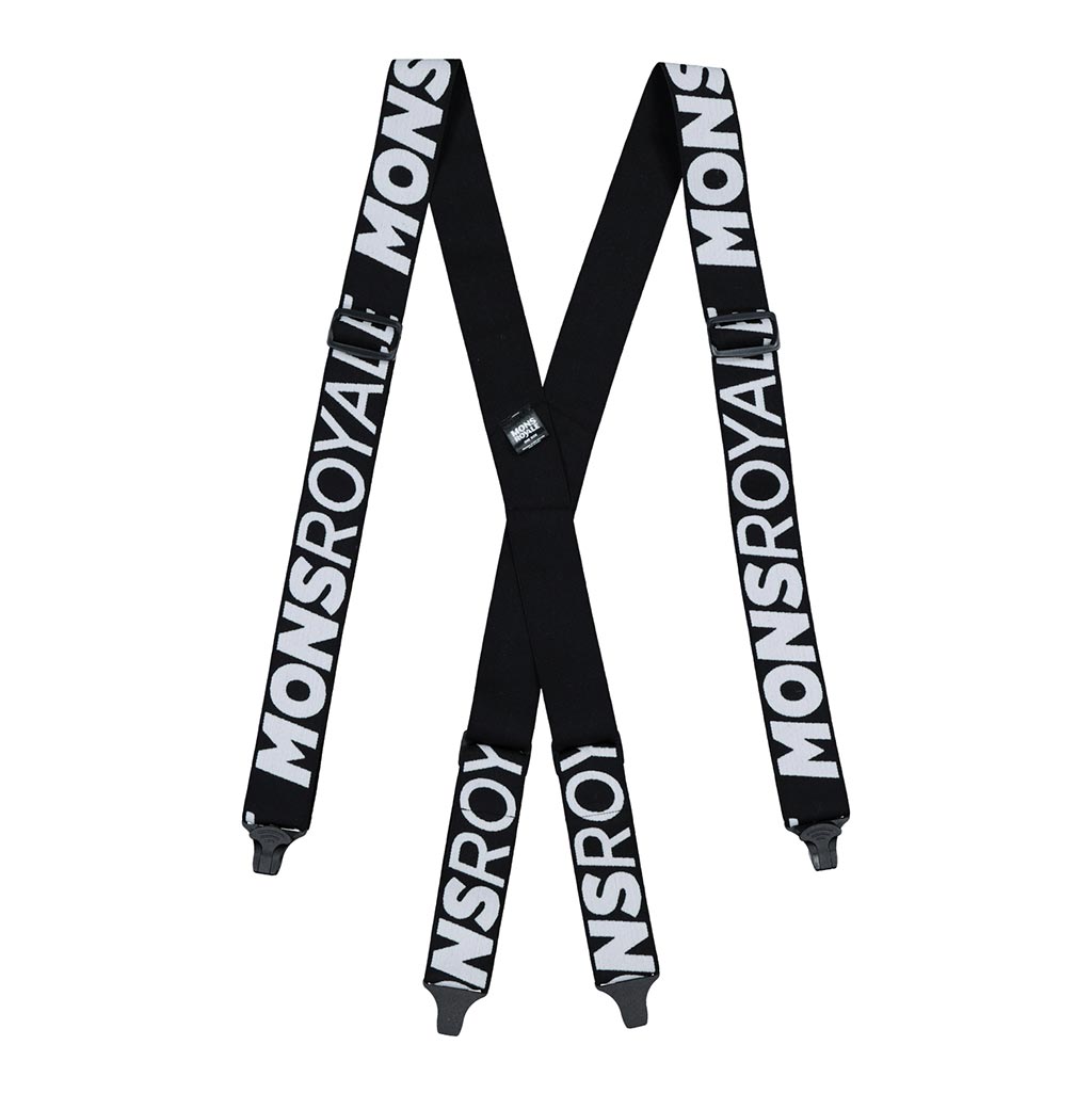 Mons Royale Afterbang Suspenders - Black/White