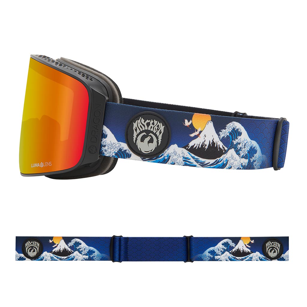 Dragon 2025 NFX Mag OTG Goggle + Extra Lens - Mayhem Collab/Red Ion