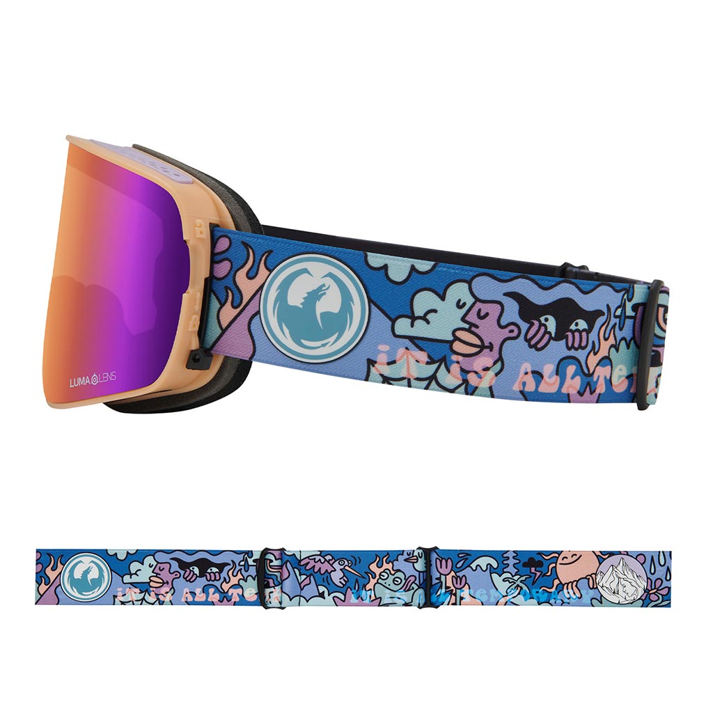 Dragon 2025 NFX2 Goggle + Extra Lens - Fasani 25/Purple Ion