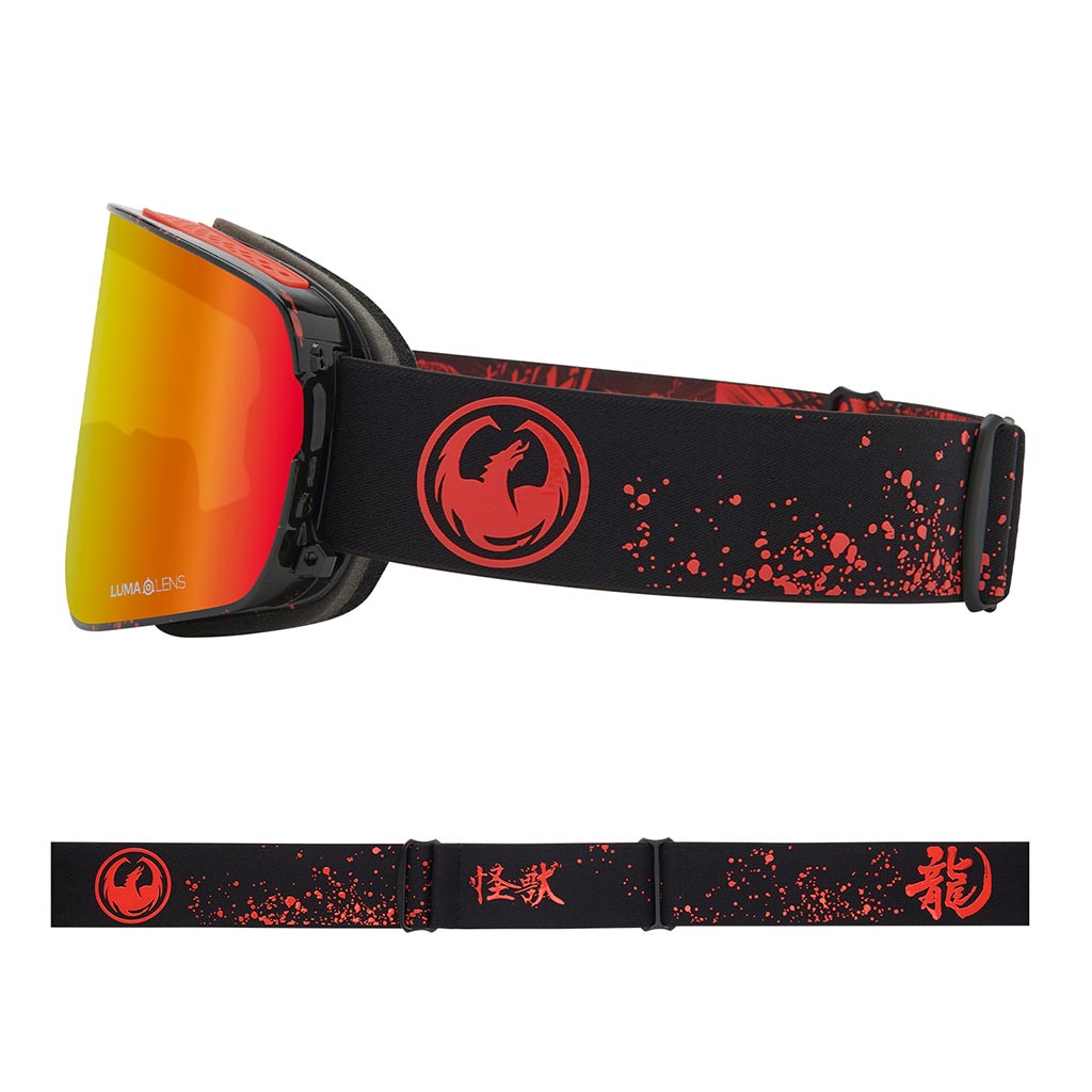 Dragon 2025 NFX2 Goggle + Extra Lens - Kaiju/Red Ion