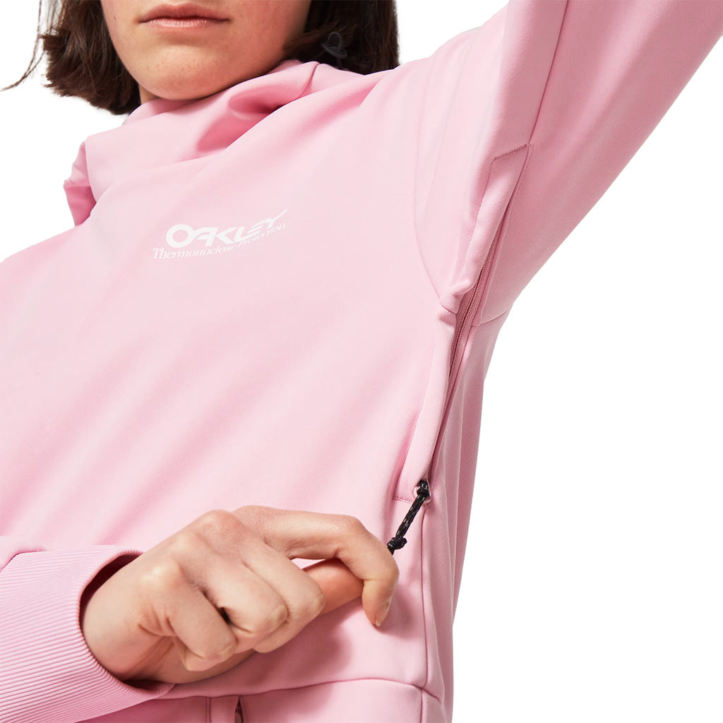 Oakley 2024 Womens Park RC Softshell Hoodie - Pink Flower