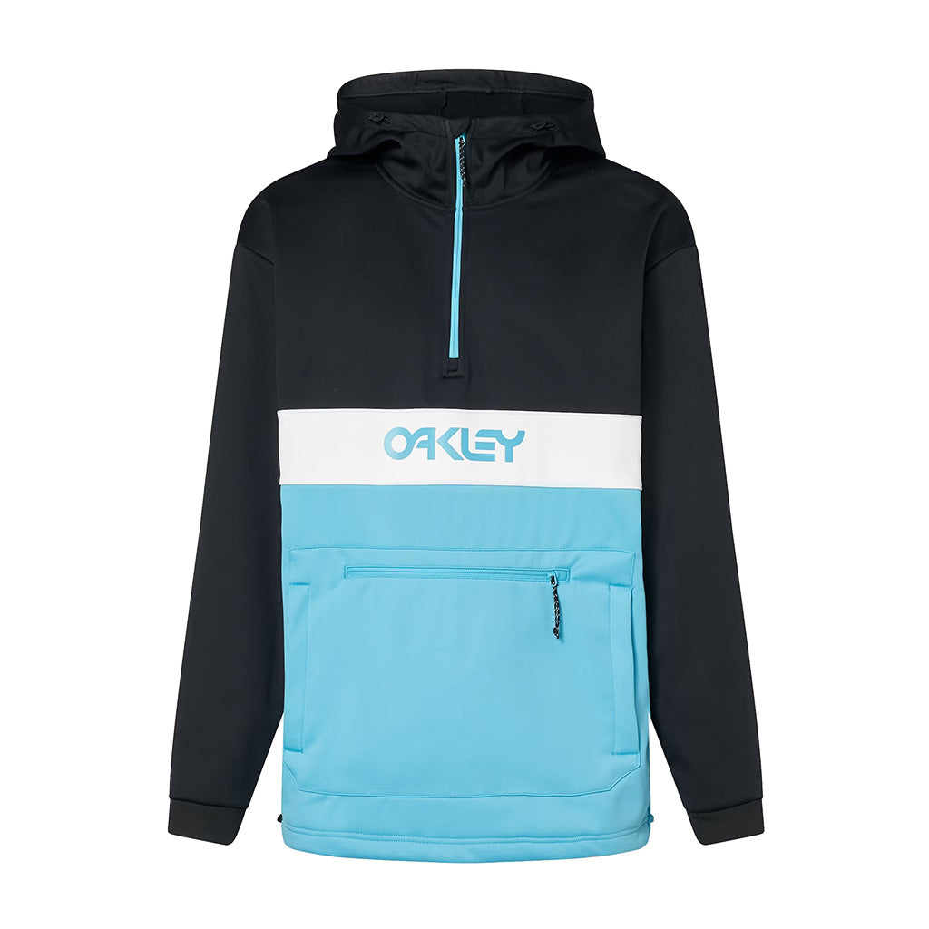 Oakley 2024 TNP Nosegrab Softshell Hoodie - Black/Bright Blue