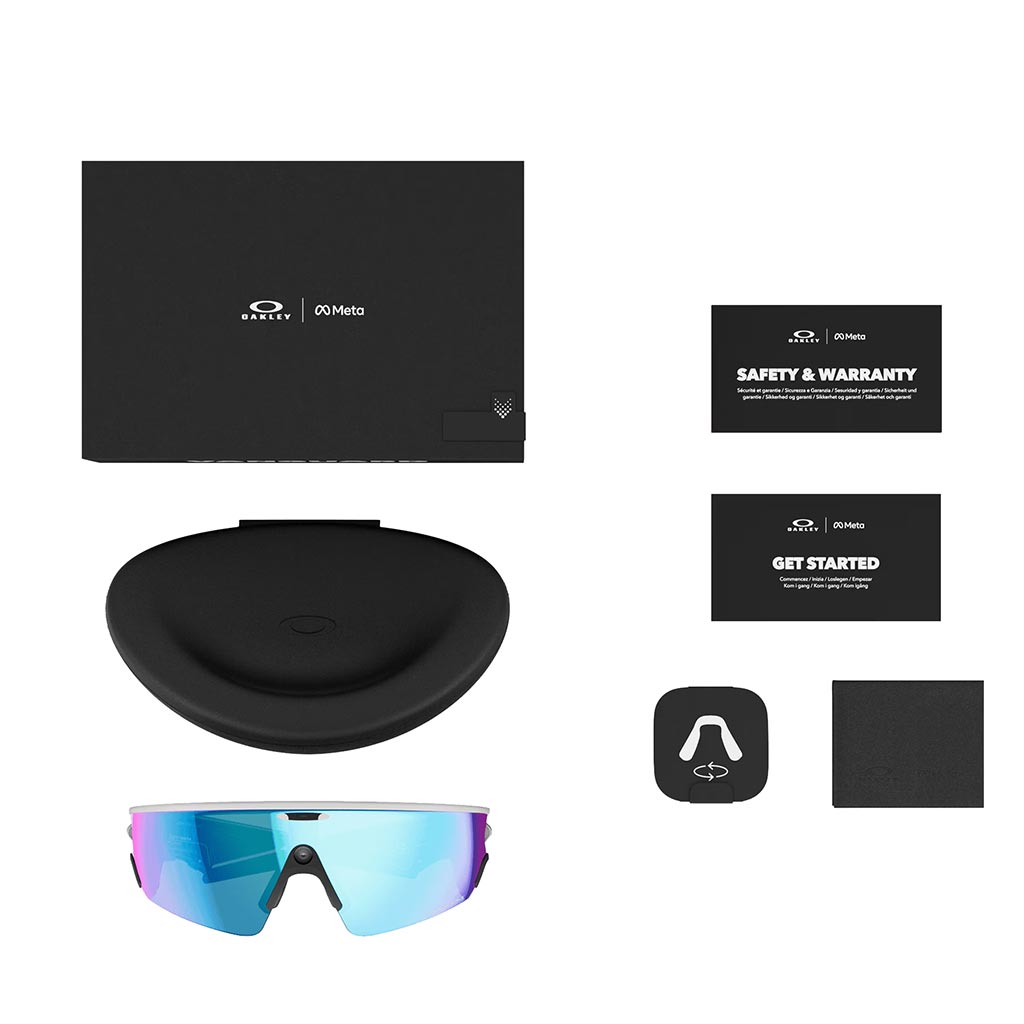 Oakley Meta Vanguard White/Prizm Sapphire Iridium