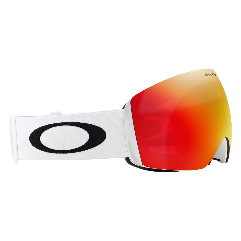 Oakley Flight Deck L Prizm Snow Goggle - Matte White/Torch