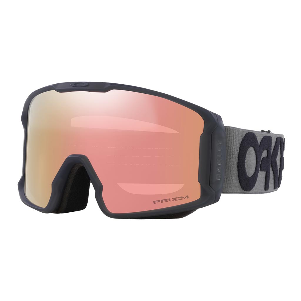 Oakley Line Miner L Prizm Snow Goggle - Matte B1B Forged Iron/Rose Gold