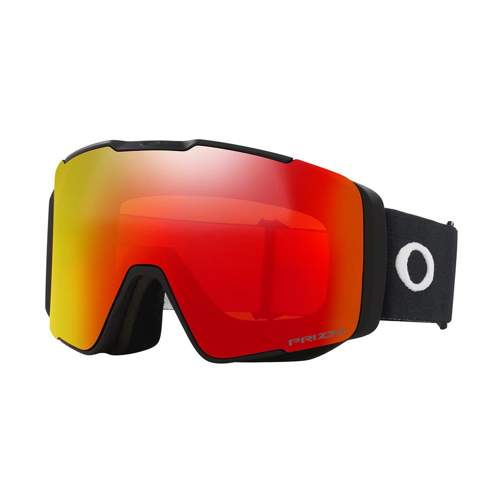 Oakley Line Miner Pro M Asian Fit Goggle Extra Lens Matte Black/Torch - Technical View