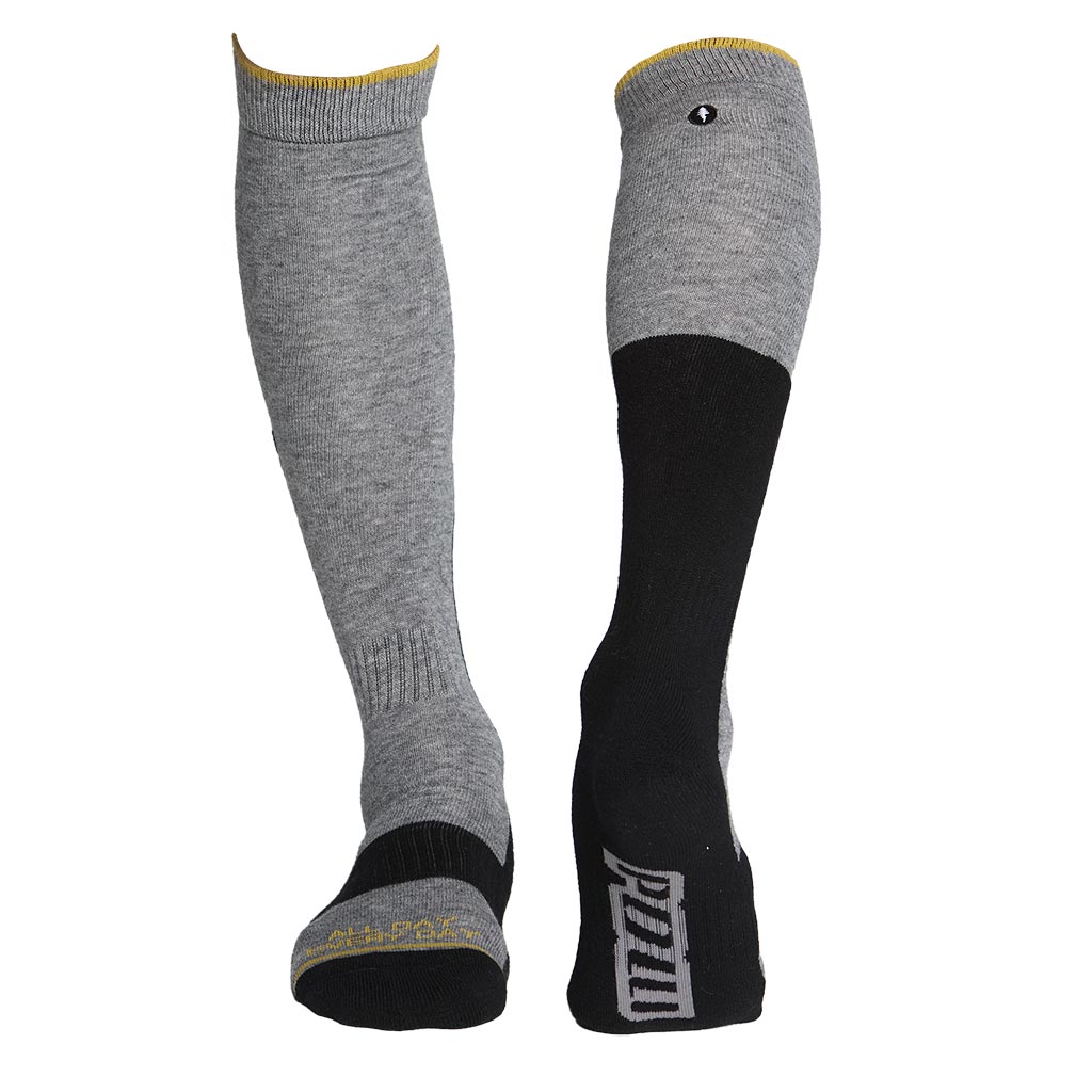 Pow All Day Sock - Grey